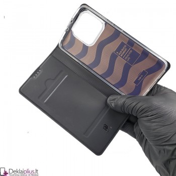 Dux Ducis Skin Pro dirbtinės odos dėklas - juodas Xiaomi 13 telefonams